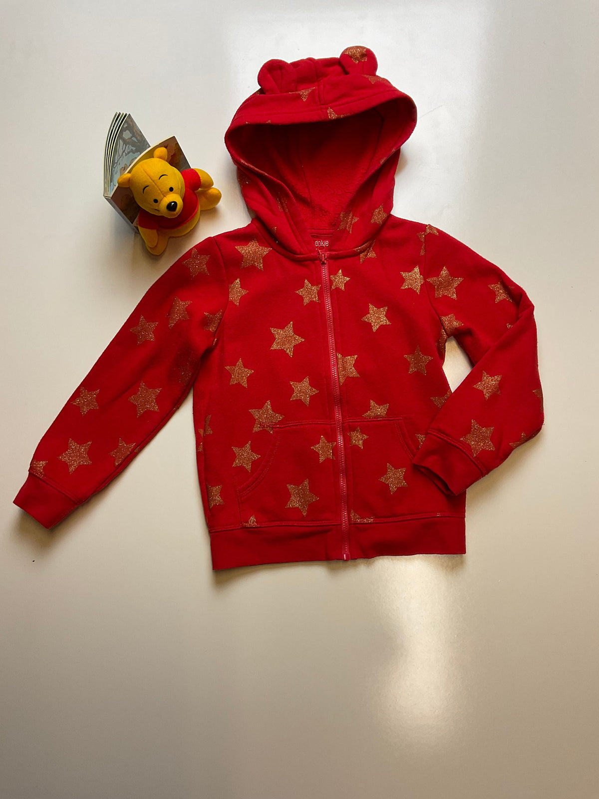 Okie Dokie Girl&#39;s 5T Red Hoodie jacket.